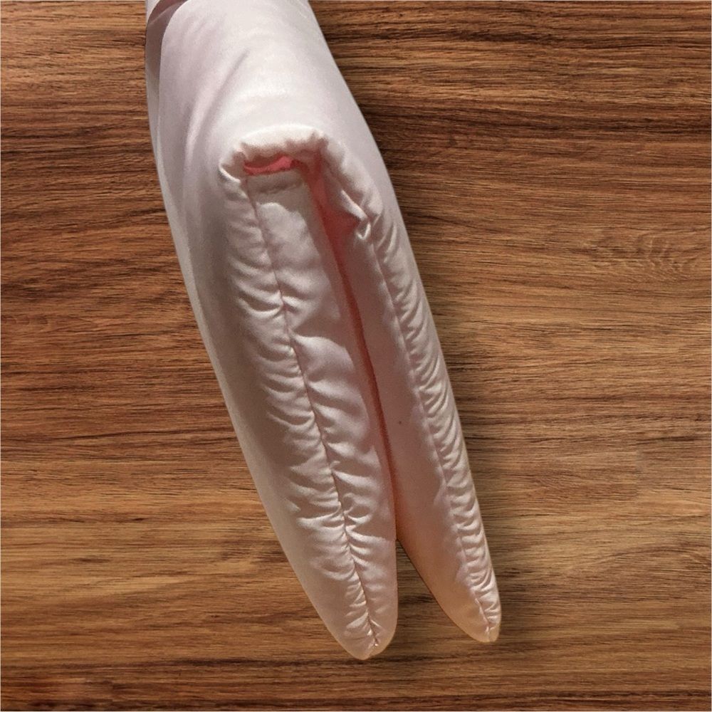 Dior Pink Folding Puffy Cosmetic Bag Pouch Clutch Travel Makeup - Picture 6 of 11